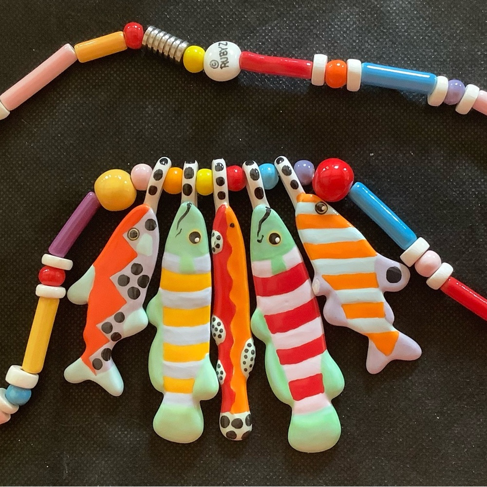 Ruby Z Ceramic Necklace